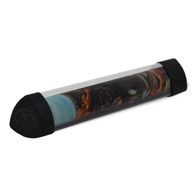 Playmat Tube with Dice Cap Black