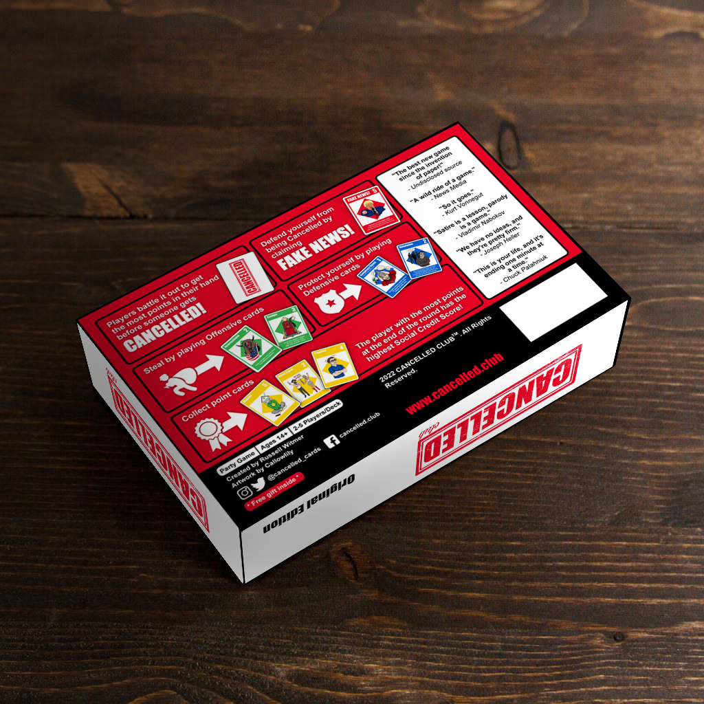Cancelled Club Card Game