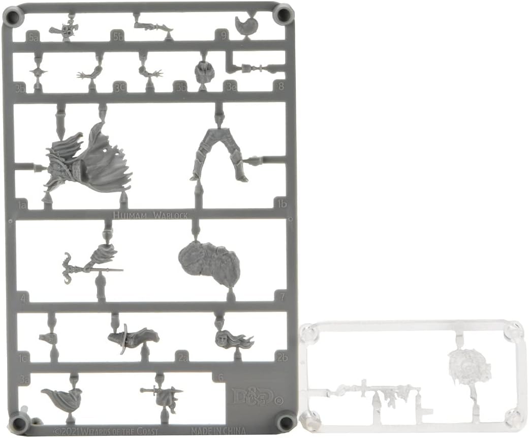 D&D Frameworks Wave 1 – Human Warlock Male (Unpainted)