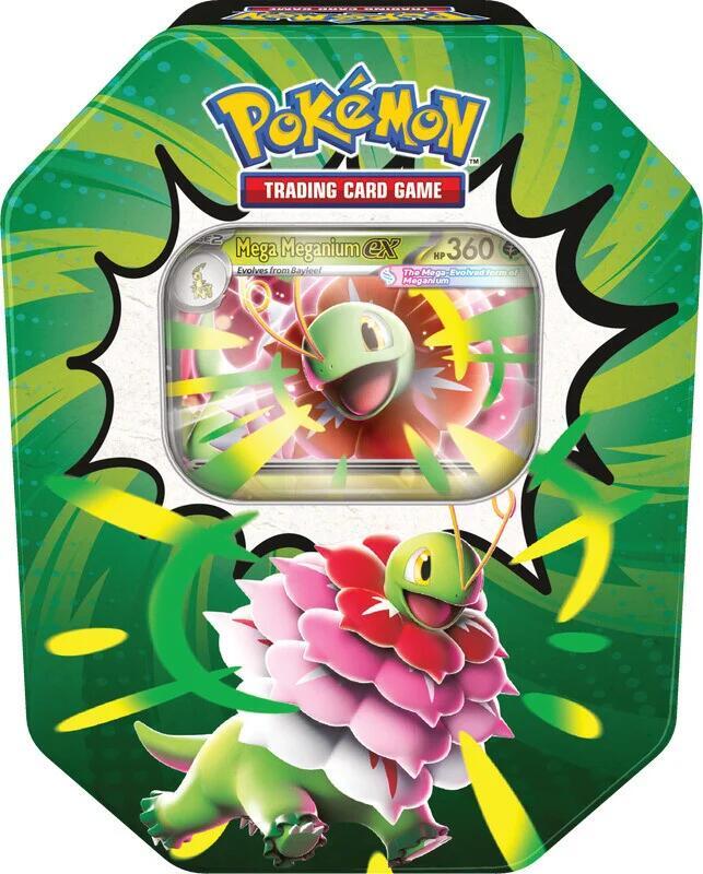 Pokémon TCG Mega Evolution Ascended Heroes Tin Mega Meganium ex