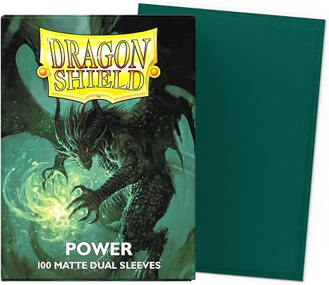 Dragon Shield Dual Matte Sleeves Power Standard Size 100 Count