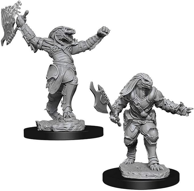 D&D Nolzur's Marvelous Miniatures Wave 11 – Female Dragonborn Fighter (Unpainted)