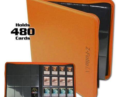 BCW Z Folio 12 Pocket LX Album Orange