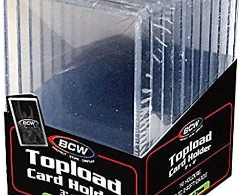 BCW 3x4 Thick Card Topload Holders 240 PT