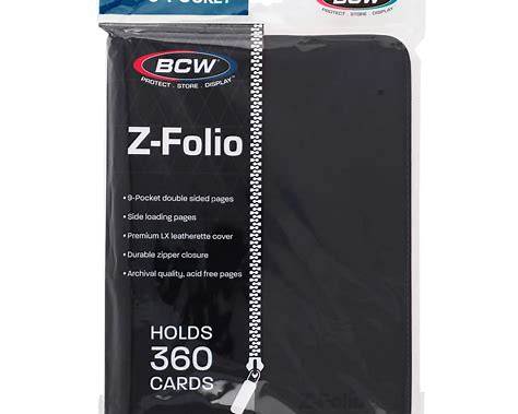 BCW Z Folio 9 Pocket Album