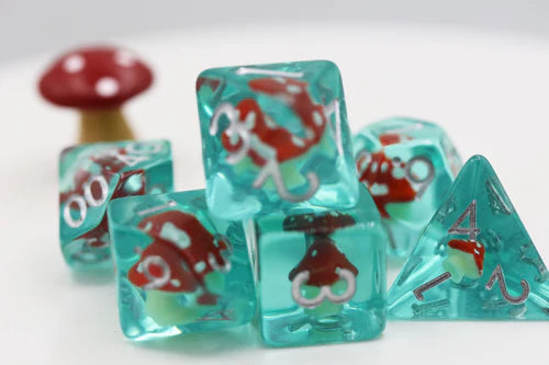 Foam Brain Games Power Up Mushroom RPG Dice Set
