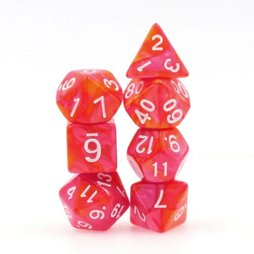 Foam Brain Games Grapefruit RPG Dice Set