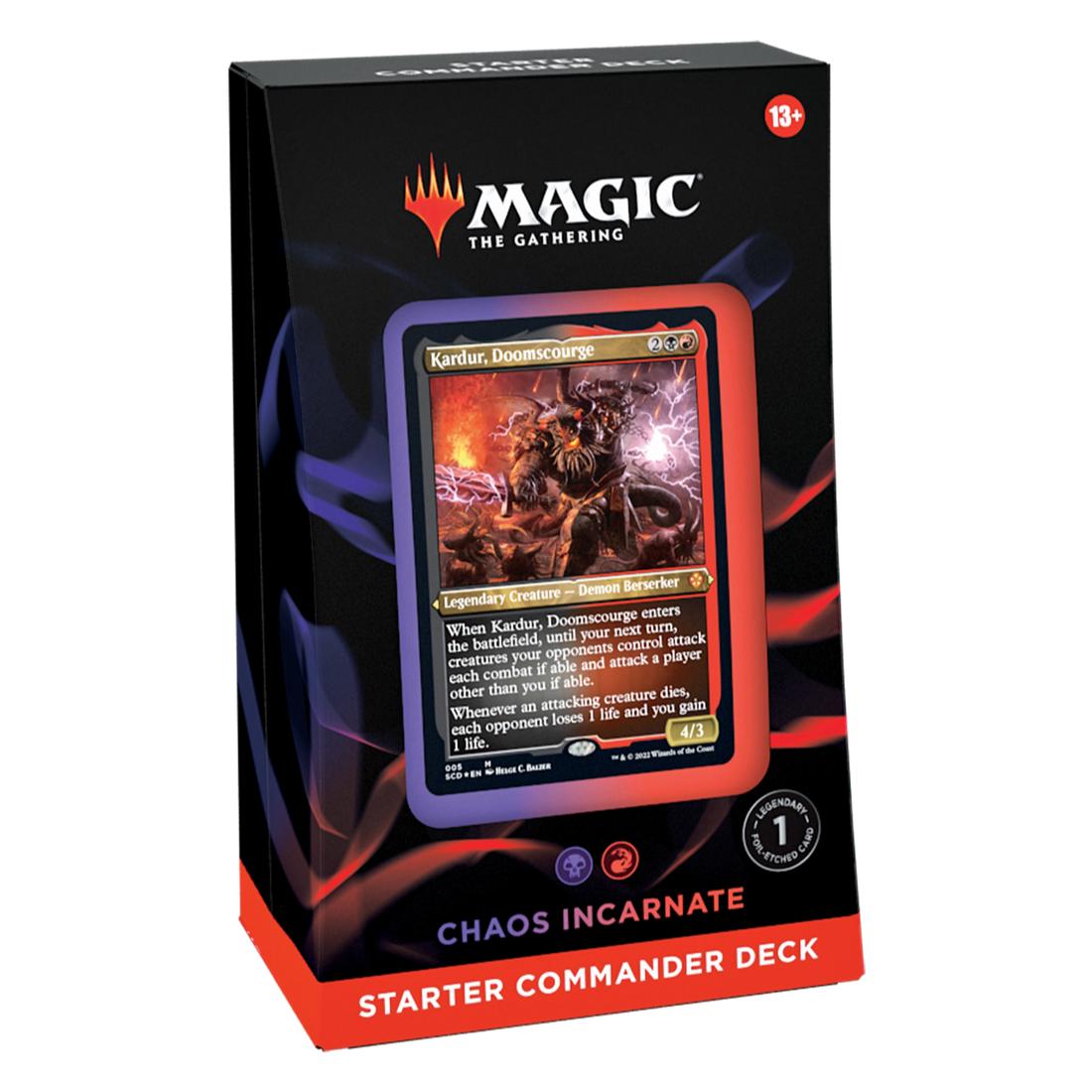 Magic The Gathering Starter Commander Deck Chaos Incarnate