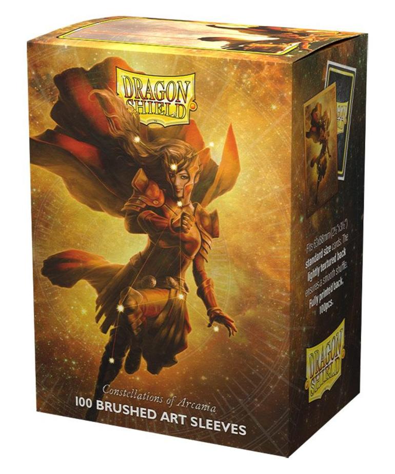 Dragon Shield Brushed Art Sleeves – Constellations of Arcania (100 Standard Size Card Sleeves)