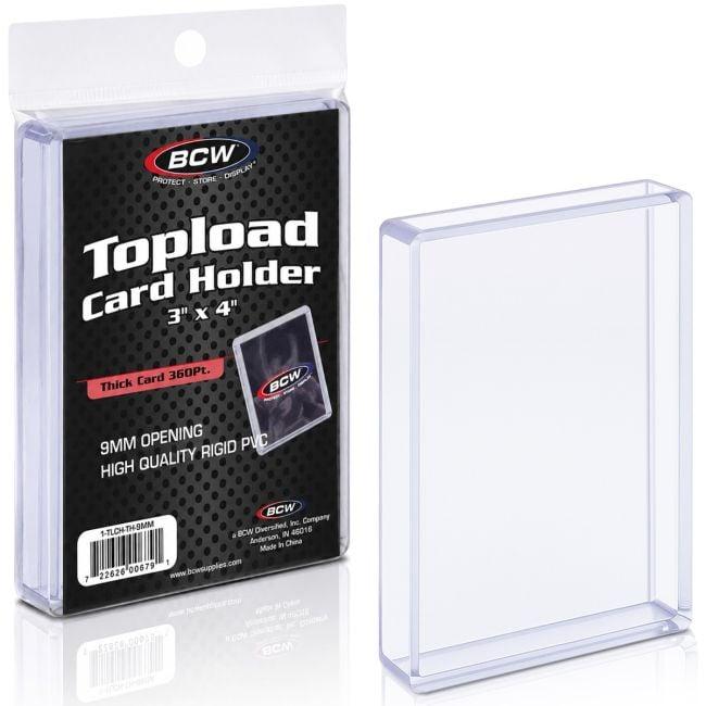BCW 3x4 Thick Card Topload Holder 360 PT