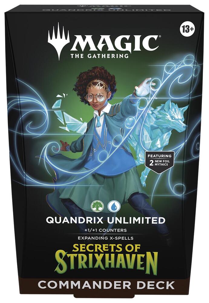 Magic The Gathering Secrets of Strixhaven Commander Deck Quandrix