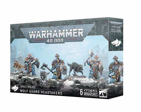 Warhammer 40,000 Space Wolves Wolf Guard Headtakers