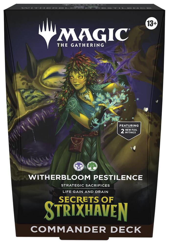 Magic The Gathering Secrets of Strixhaven Commander Deck Witherbloom