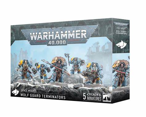 Warhammer 40,000 Space Wolves Wolf Guard Terminators