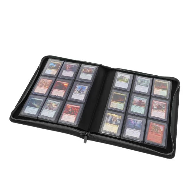 Z-Folio 9-Pocket LX Toploader Binder Black
