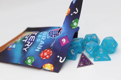 Foam Brain Games Mystery Loot: Plastic RPG Dice Set & Bonus Metal Die