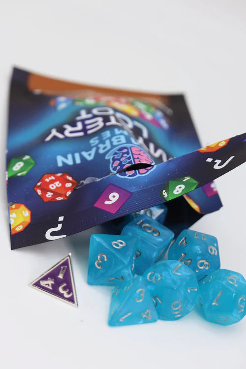 Foam Brain Games Mystery Loot: Plastic RPG Dice Set & Bonus Metal Die