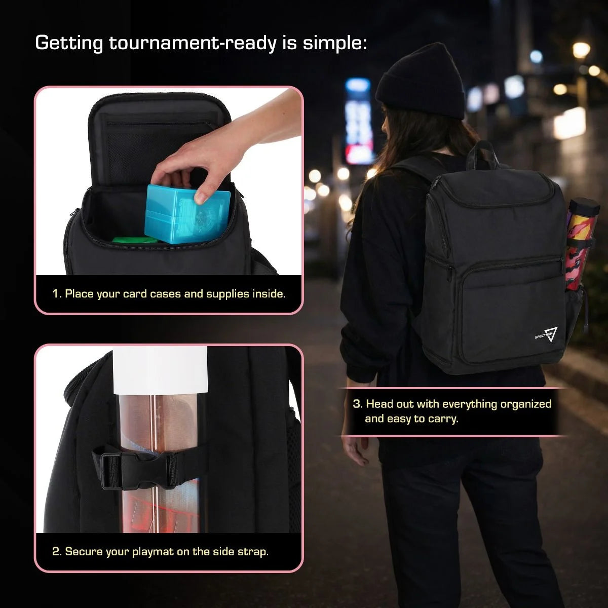 TCG Backpack - Black