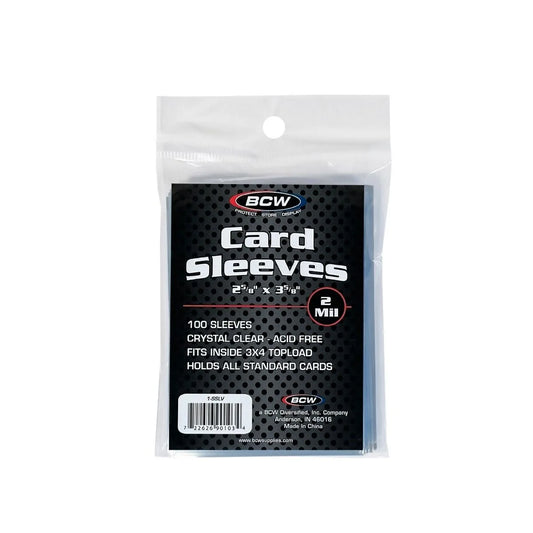 BCW Standard Card Sleeves 100 Count