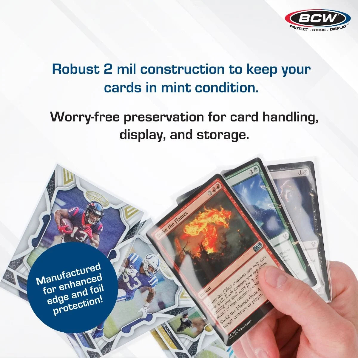 BCW Standard Card Sleeves 100 Count