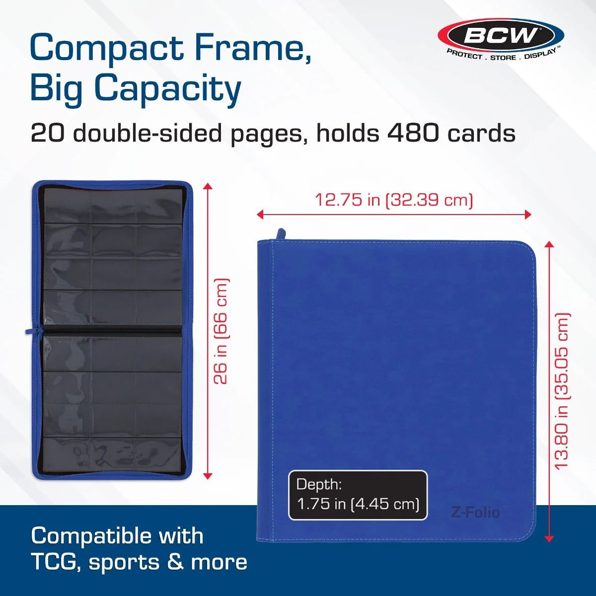 Z-Folio 12-Pocket LX Album - Blue