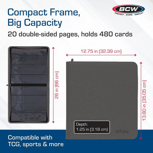Z-Folio 12-Pocket LX Album – Gray