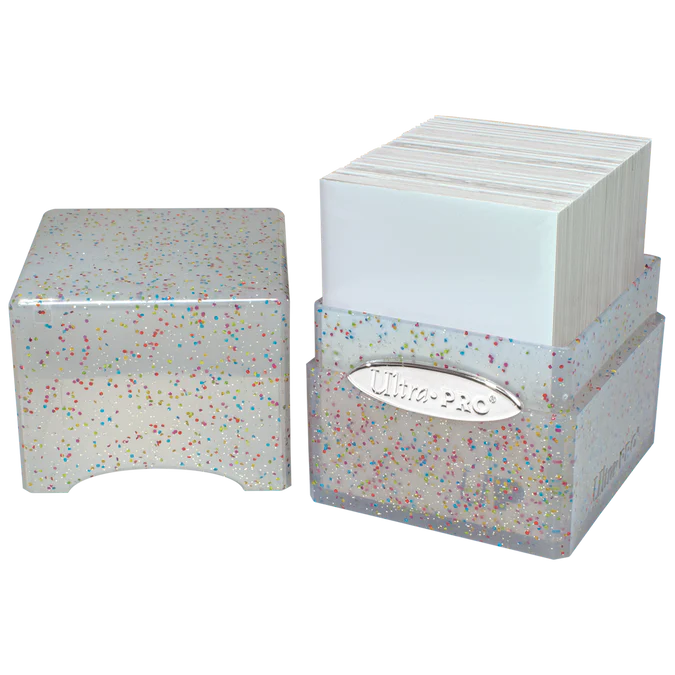 UP D-BOX Satin Cube – Glitter Clear
