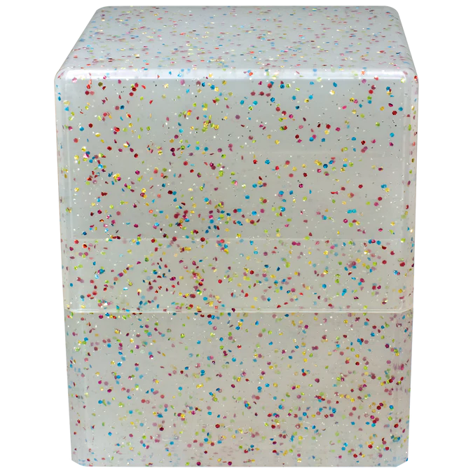 UP D-BOX Satin Cube – Glitter Clear