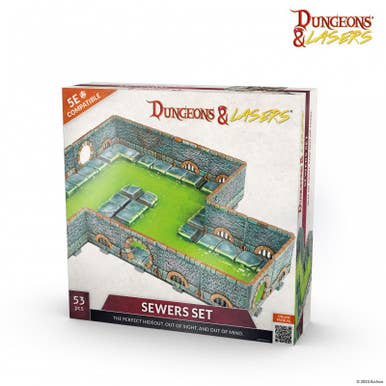 Dungeons & Lasers: Assorted Terrain: Pathfinder Terrain: Abomination Vaults Half-height Walls