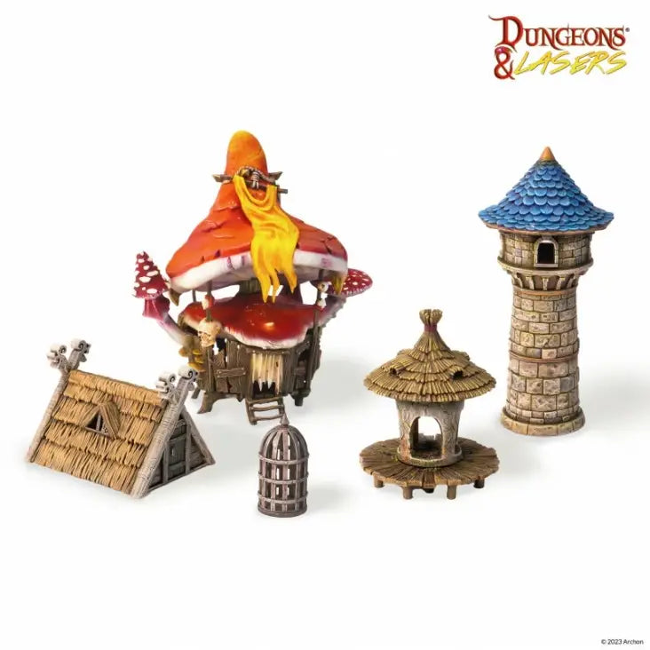Dungeons & Lasers: Assorted Terrain: Dwarven Mine Props