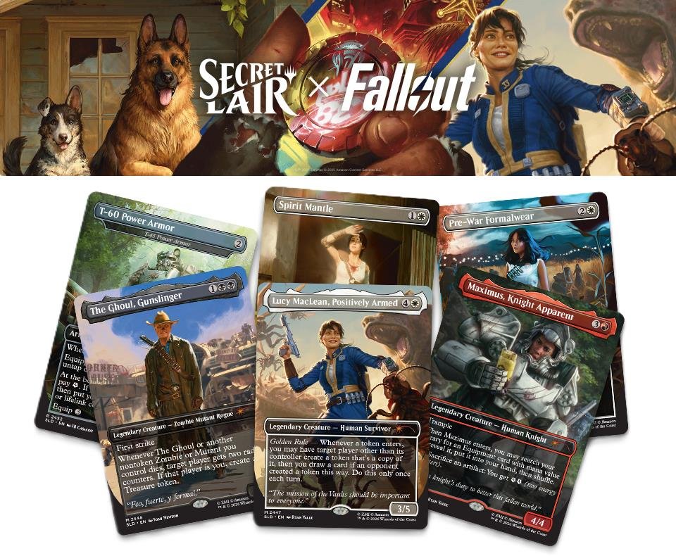 MTG Secret Lair x Fallout Beyond Vault 33 Non Foil
