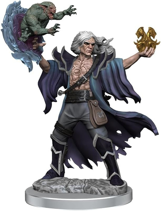 D&D Frameworks Wave 1 – Human Warlock Male (Unpainted)