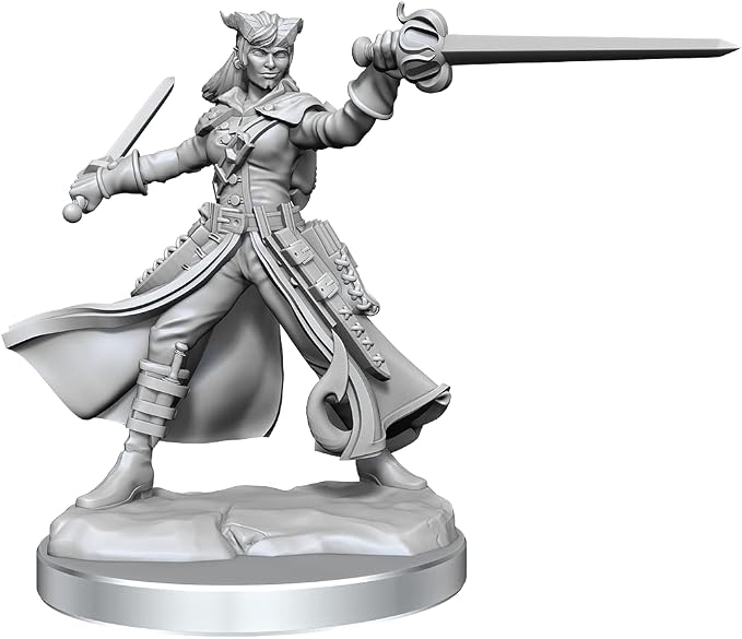 D&D Frameworks Wave 1 – Tiefling Rogue Female (Unpainted)