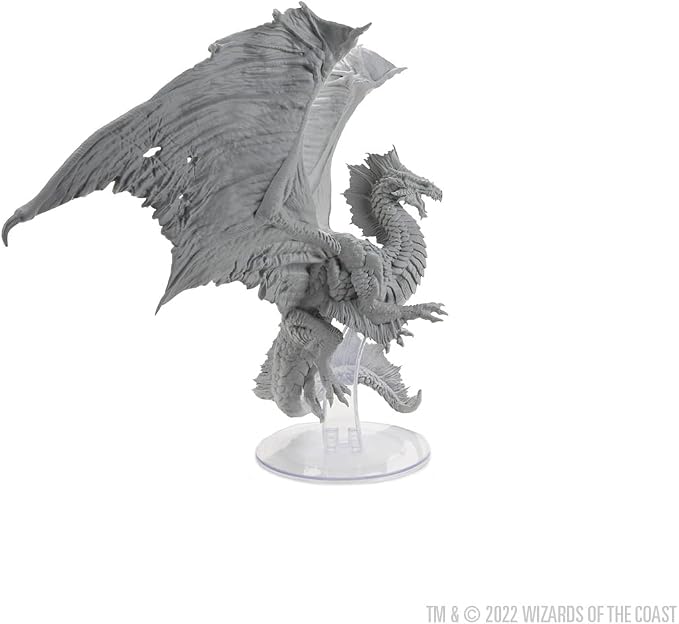 D&D Nolzur's Marvelous Miniatures – Adult Bronze Dragon (Unpainted)