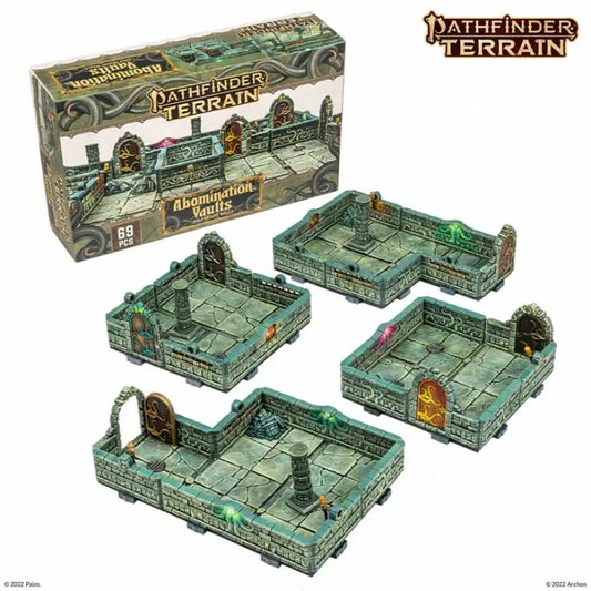 Dungeons & Lasers: Assorted Terrain: Pathfinder Terrain: Abomination Vaults Half-height Walls