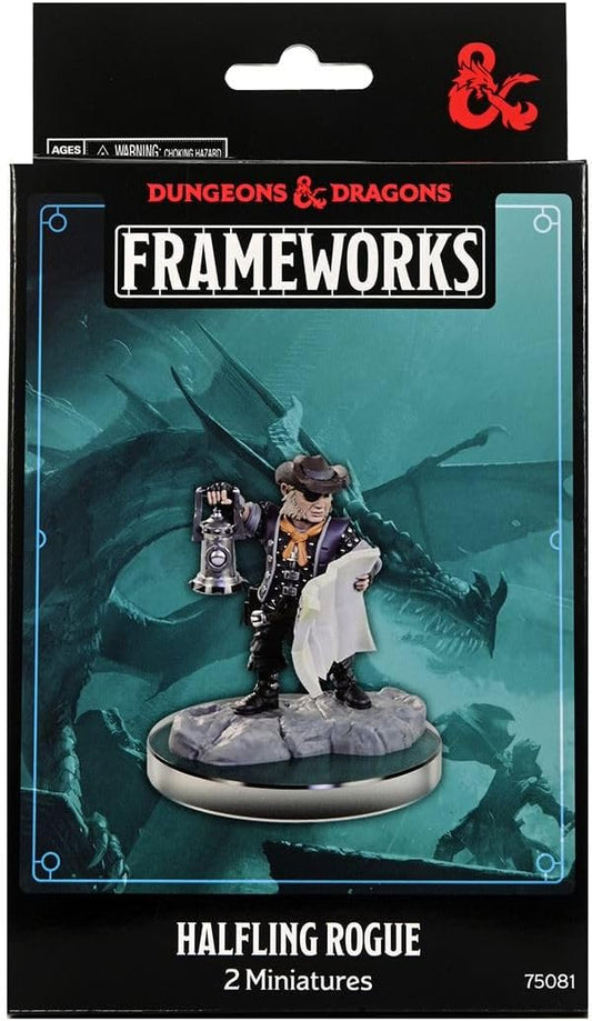D&D Frameworks Wave 2 – Male Halfling Rogue (Unpainted)