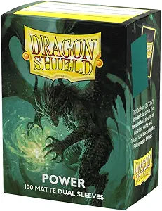 Dragon Shield Dual Matte Sleeves Power Standard Size 100 Count