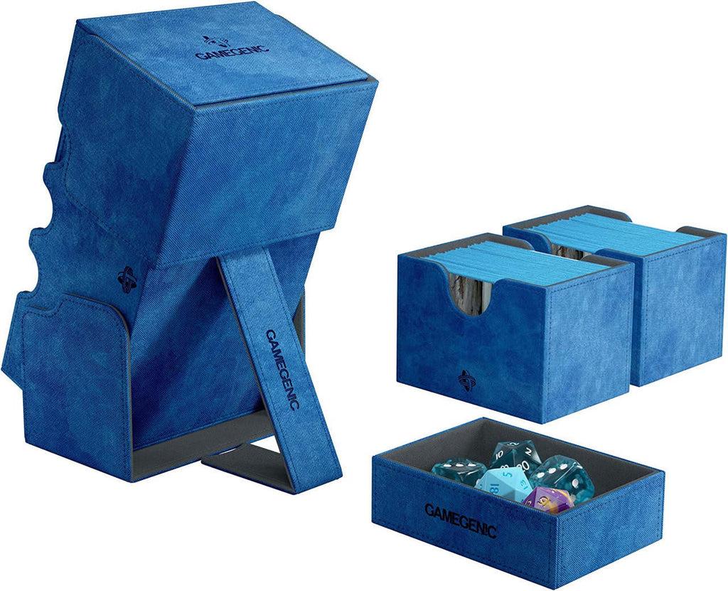 Gamegenic Stronghold 200+ Convertible Deck Box Blue