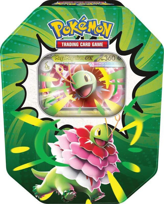 Pokémon TCG Mega Evolution Ascended Heroes Tin Mega Meganium ex