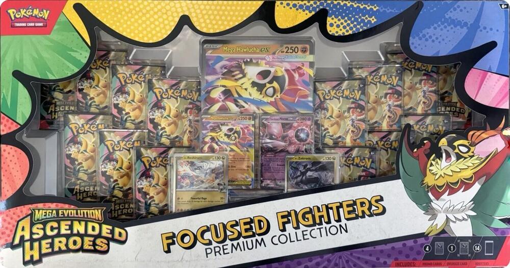Pokémon TCG Mega Evolution Ascended Heroes Focused Fighters Premium Collection