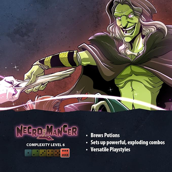 Dice Throne Hero Pack – Necromancer