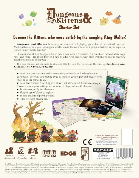 Dungeons & Kittens Roleplaying Game Starter Set