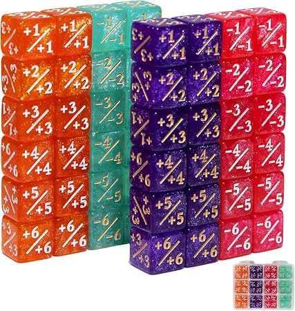 48 Piece MTG Counter Dice Set