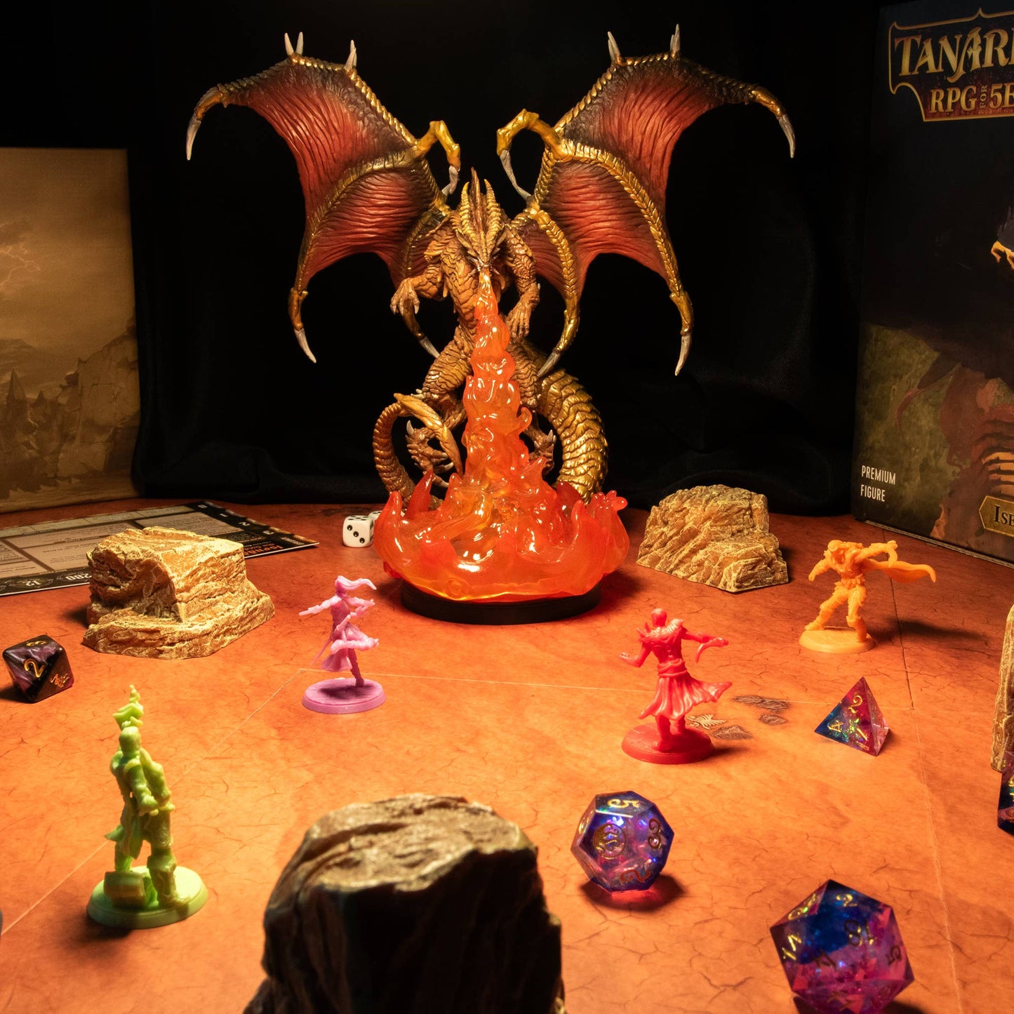 Tanares: Epic Dragon Models: Gold Dragon (Unpainted)