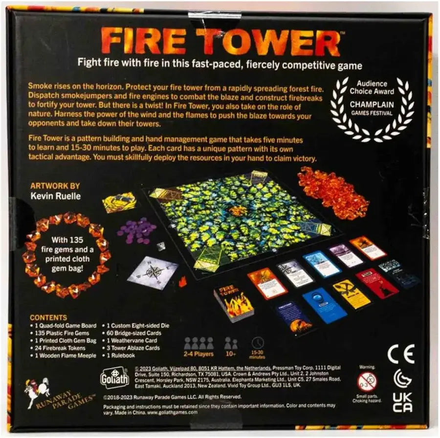 Fire Tower Competitive Strategy Board Game