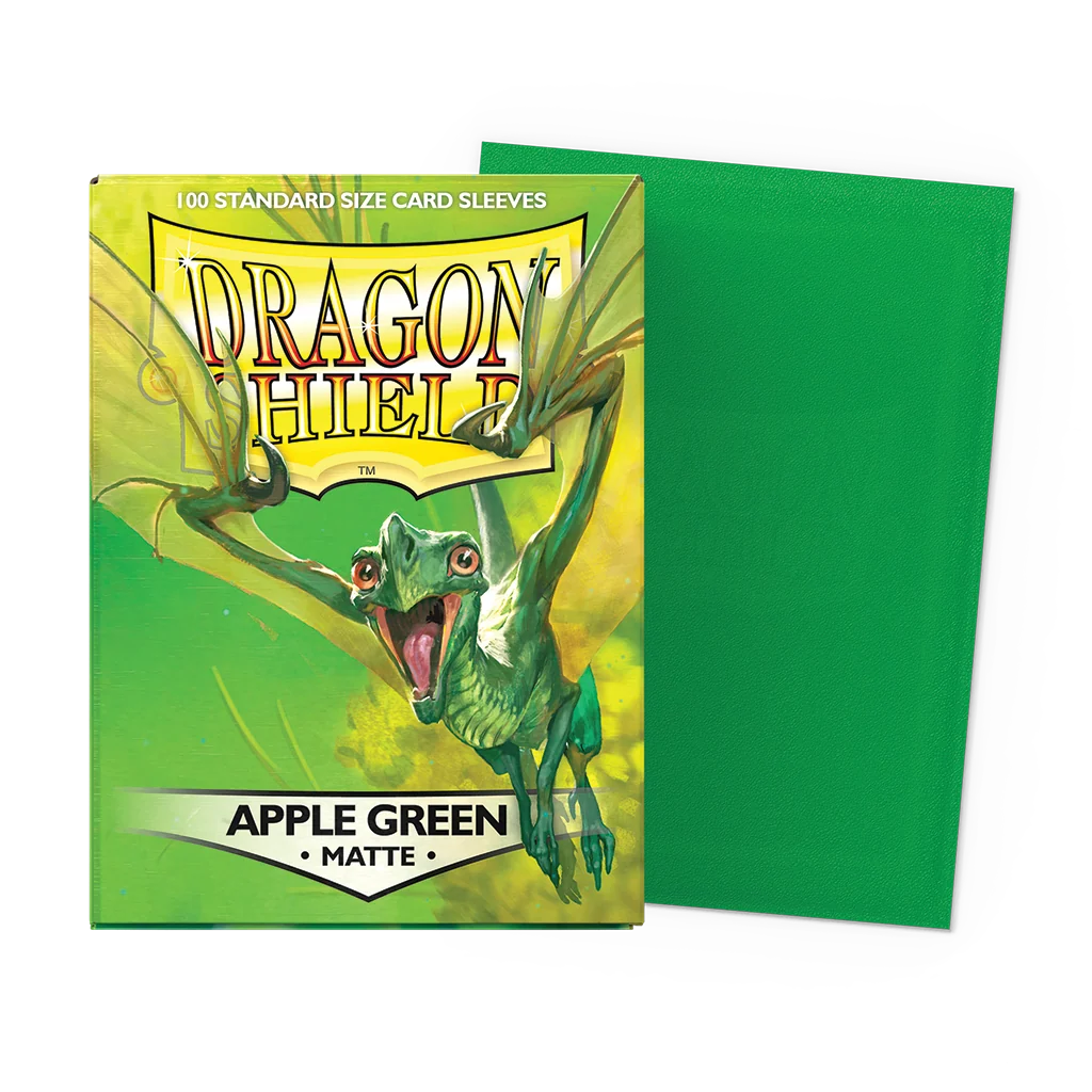 Dragon Shield Matte Apple Green Sleeves 100ct