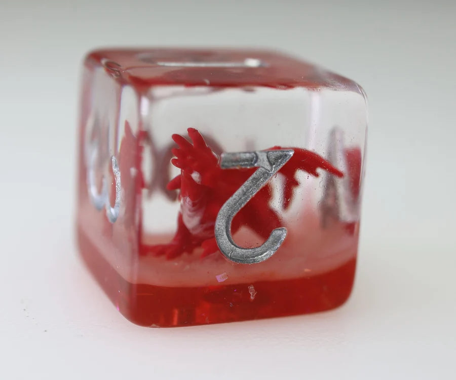 Young Red Dragon RPG Dice Set