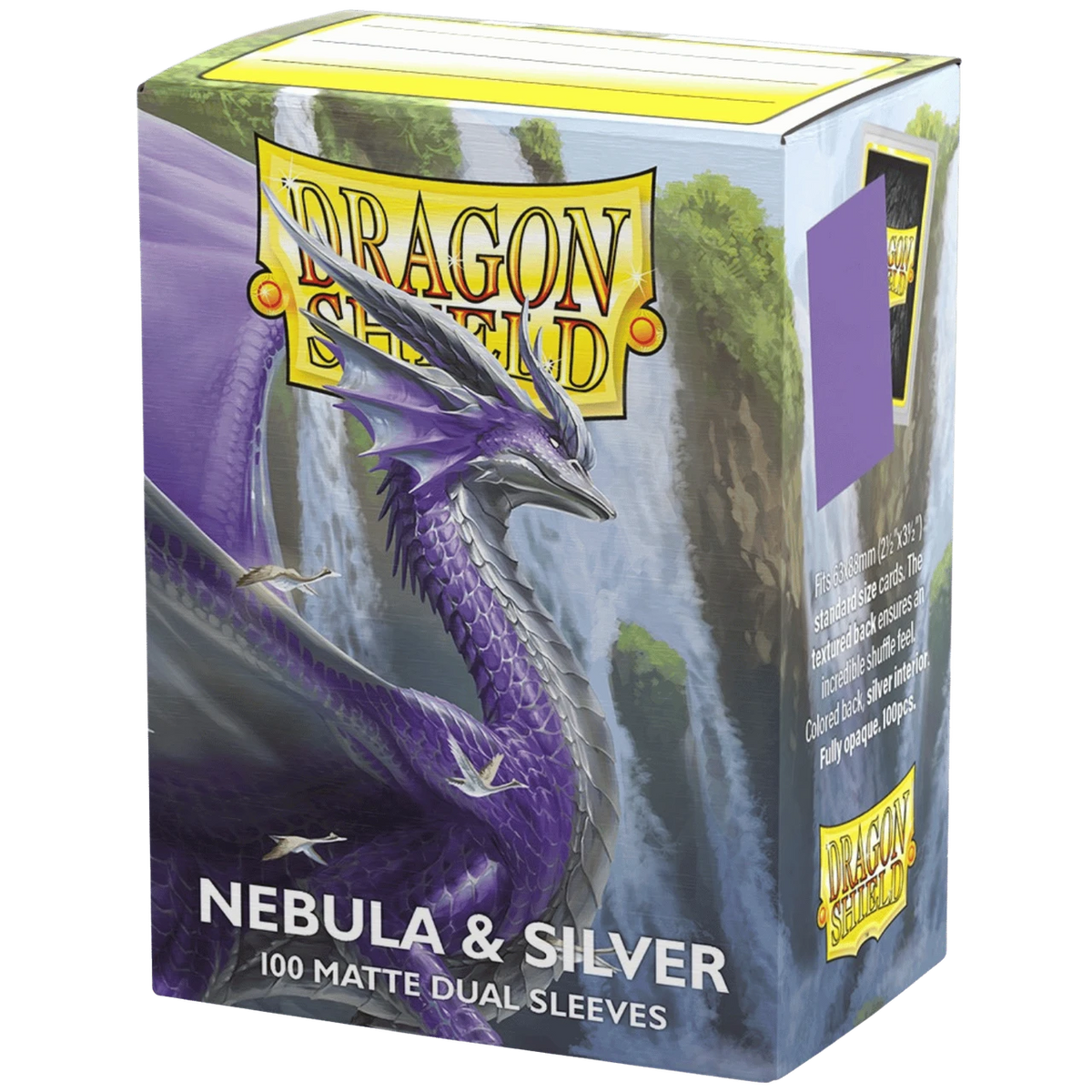 Dragon Shield Matte Dual Nebula & Silver Sleeves 100ct
