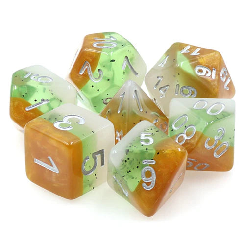 Foam Brain Games Kiwi Fruit RPG Dice Set