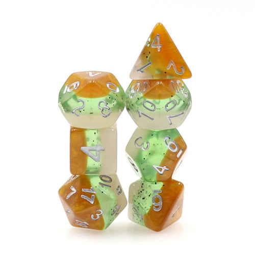 Foam Brain Games Kiwi Fruit RPG Dice Set